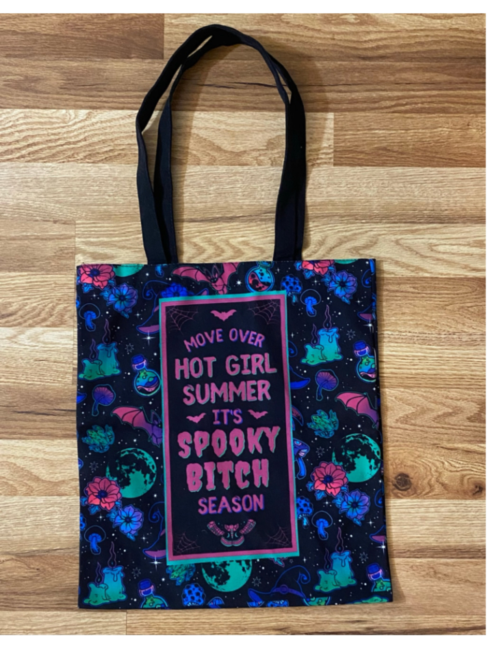 Move Over Hot Girl Summer Halloween Tote NWOT